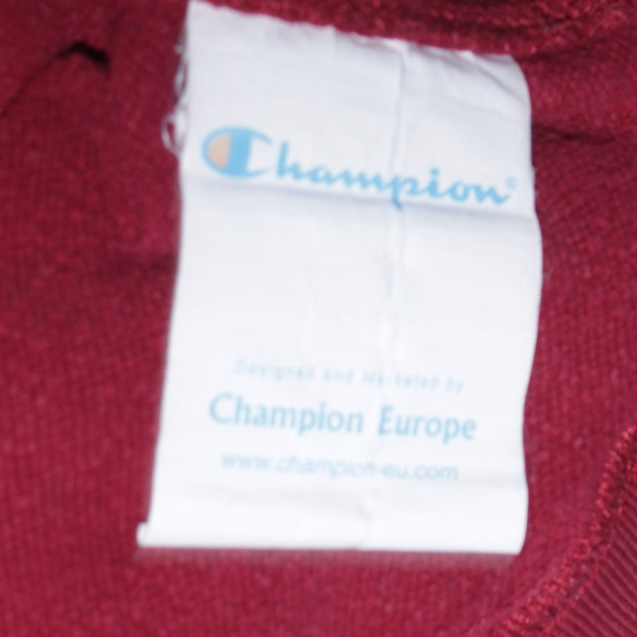 Champion Women’s Maroon Pullover Hoodie L Graphic Athletic Style