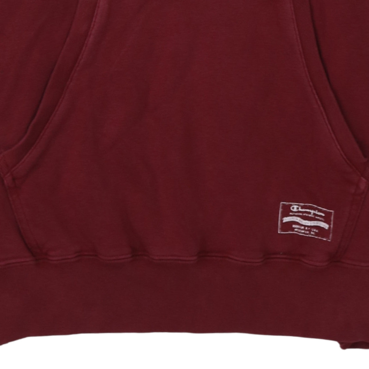 Champion Women’s Maroon Pullover Hoodie L Graphic Athletic Style