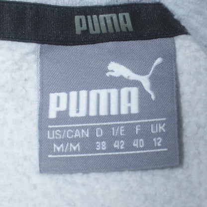 Puma Womens Grey Hoodie UK 12 Pullover Logo Hooded Sweatshirt