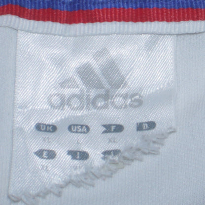 Adidas Men's White Great Britain Full Zip Sweatshirt L