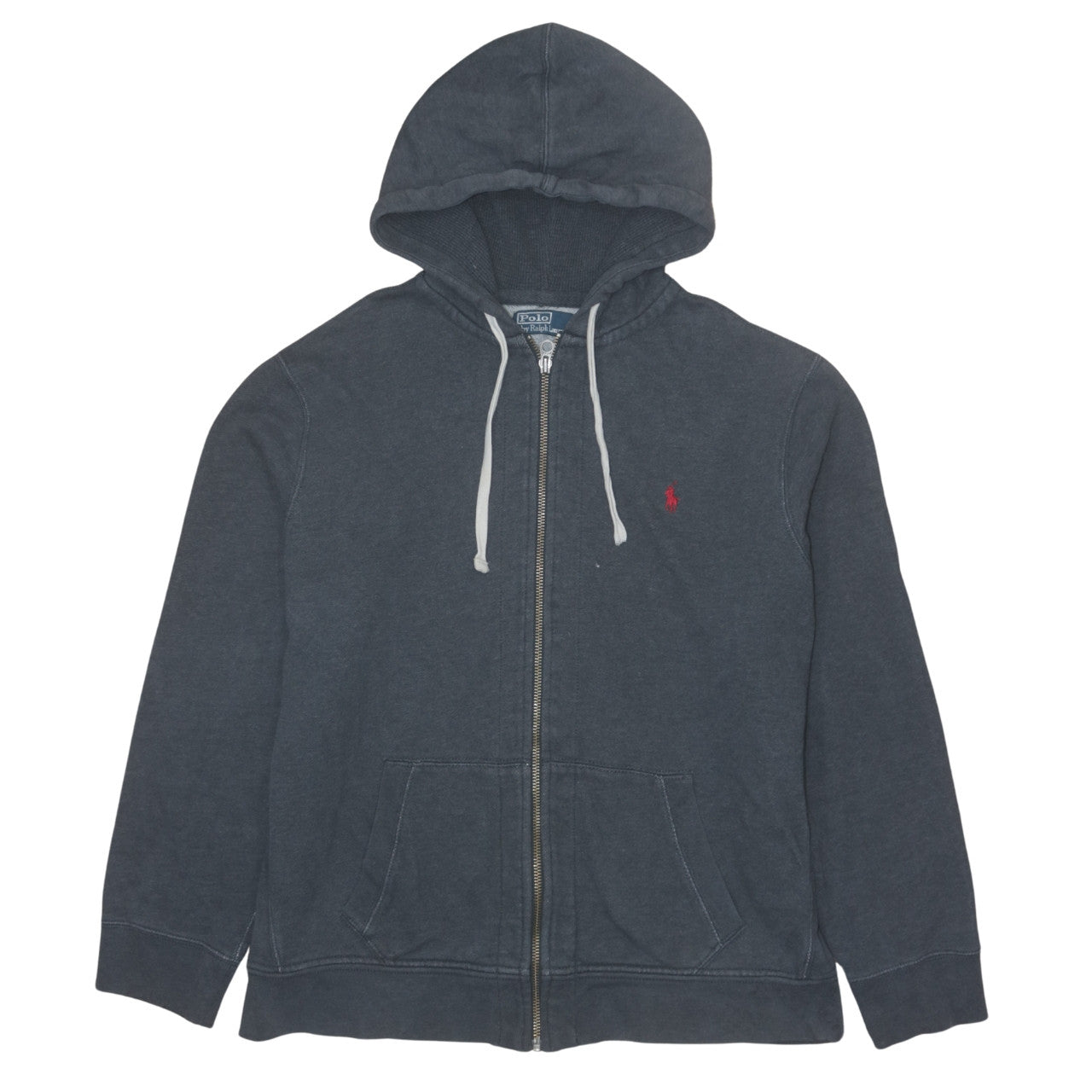 Polo Ralph Lauren Men's Blue Full Zip Hoodie 2XL Regular Fit