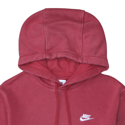 Nike Men's Red XS Pullover Hoodie Fleece Sweatshirt