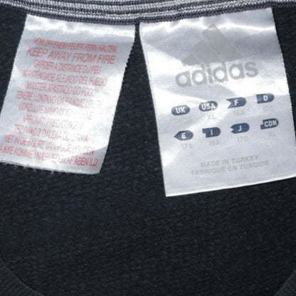 Adidas Boys Black XL Sweatshirt Long Sleeve Crew Neck Pullover