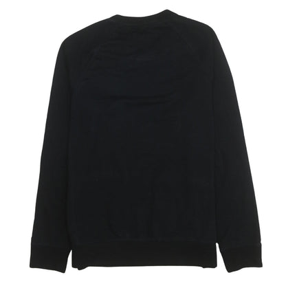 Calvin Klein Men’s Black Crew Neck Cotton Sweatshirt M