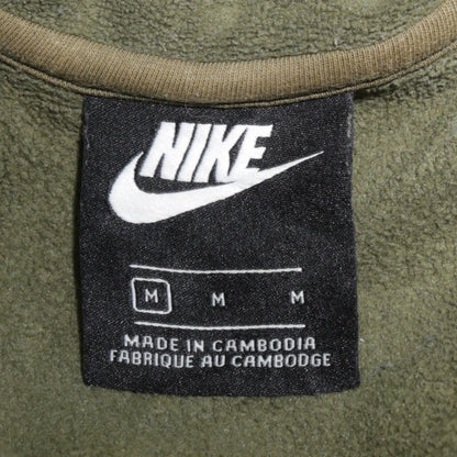 Nike Men's Green 1/2 Zip Fleece Sweatshirt Size M