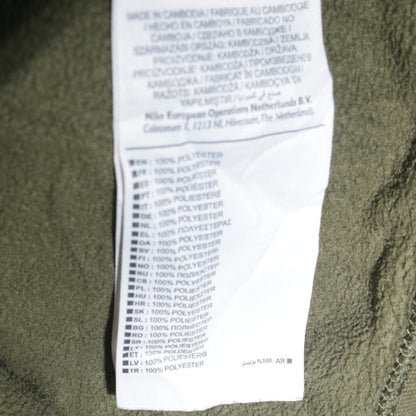 Nike Men's Green 1/2 Zip Fleece Sweatshirt Size M