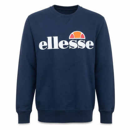 Ellesse Men's Blue XS Crew Neck Logo Pullover Sweatshirt