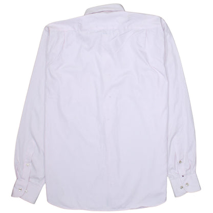 Tommy Hilfiger Men Pink Slim Fit Cotton Long Sleeve Button-Up Shirt 15.5