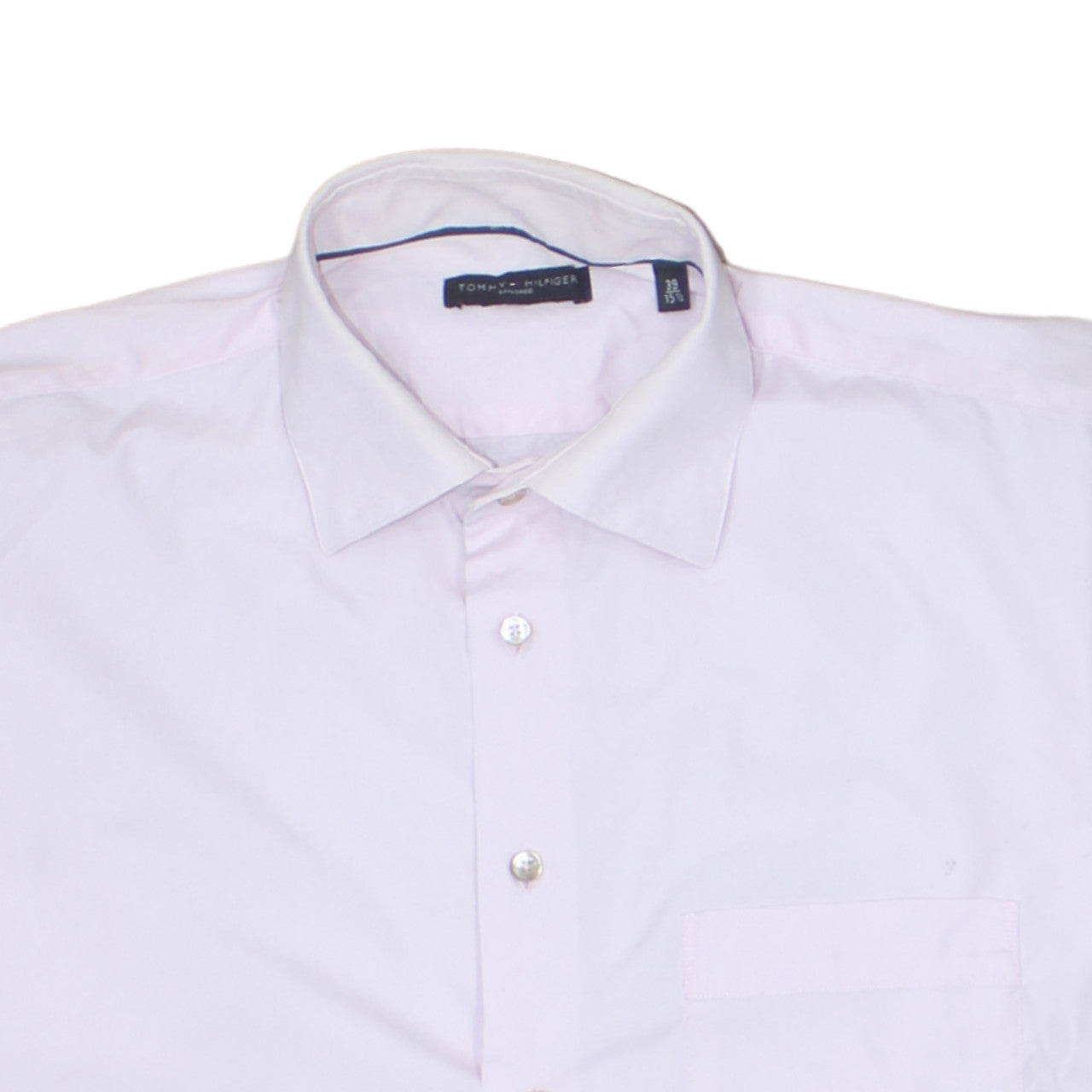Tommy Hilfiger Men Pink Slim Fit Cotton Long Sleeve Button-Up Shirt 15.5