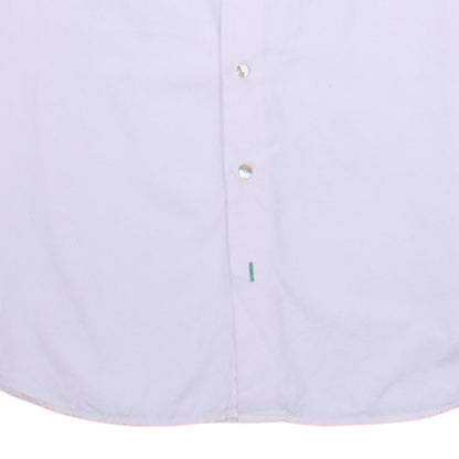 Tommy Hilfiger Men Pink Slim Fit Cotton Long Sleeve Button-Up Shirt 15.5