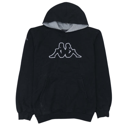 Kappa Men's Black Pullover Hoodie XL Logo Sportswear
