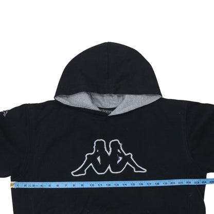 Kappa Men's Black Pullover Hoodie XL Logo Sportswear