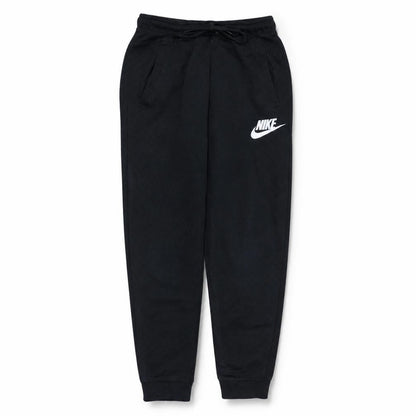 Front view of Nike Men's Black Jogger Sweatpants S Tapered Sports Trousers