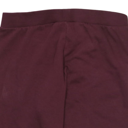 Reebok Men's Purple Jogger Sweatpants M Regular Fleece Activewear Trousers
