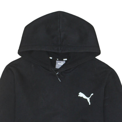 Puma Men's Black Pullover Hoodie Size S Regular Fit Sportswear