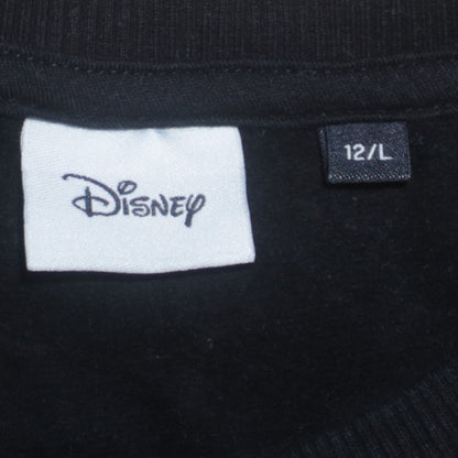 Disney Women's Black Mickey Mouse Sweatshirt Size 12 L Cotton