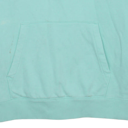Champion Womens Mint Green XS Pullover Hoodie Cotton Logo Print
