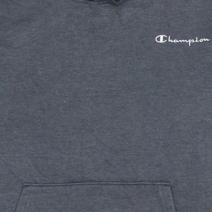 Champion Mens Grey Pullover Hoodie Size M Athletic Fleece