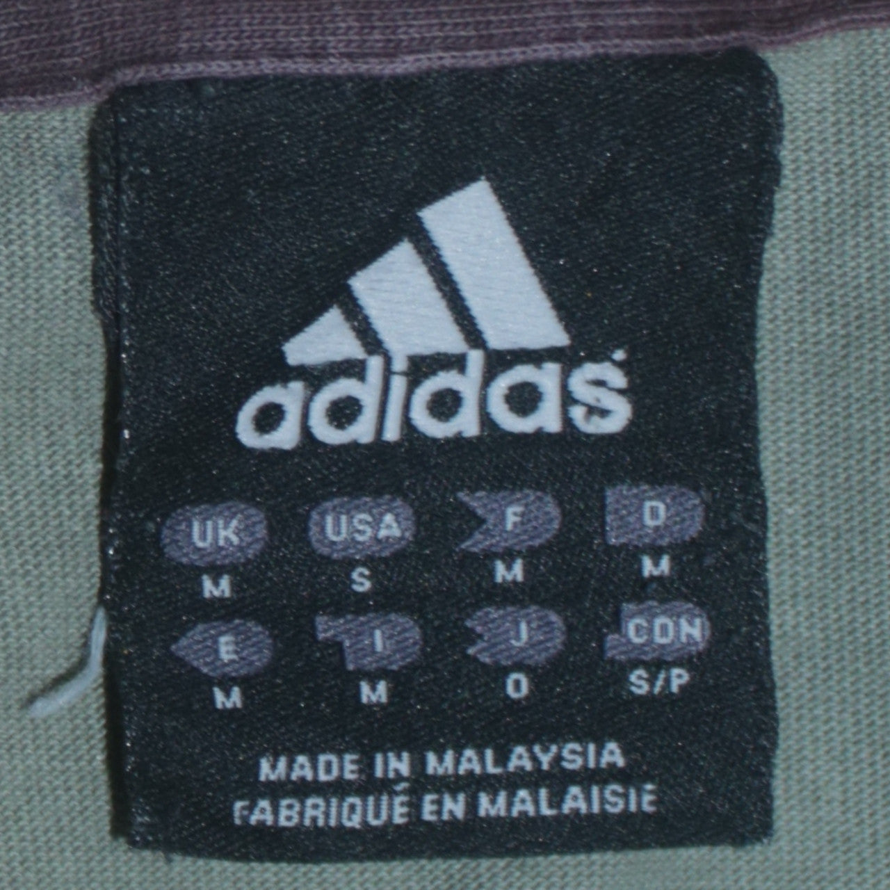 Adidas Men's Khaki Long Sleeve Crew Neck T-Shirt Size M Sports Style