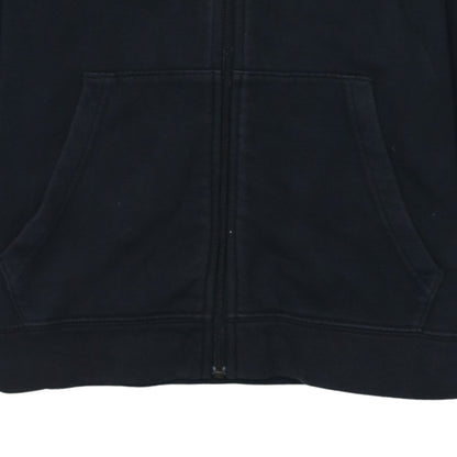 Nike Boys Black Full Zip Hoodie XL 158-170cm Fleece Sweatshirt