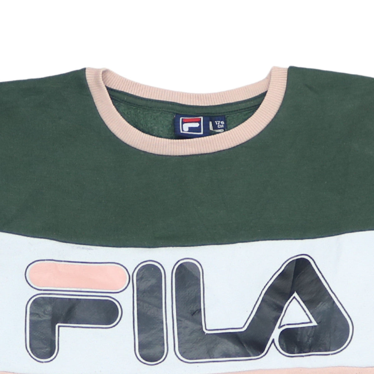 Additional view of Fila unisex kids multicoloured pullover sweatshirt size 176cm logo crew neck