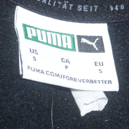 Puma Men's Black 1/4 Zip Sports Sweatshirt Size S