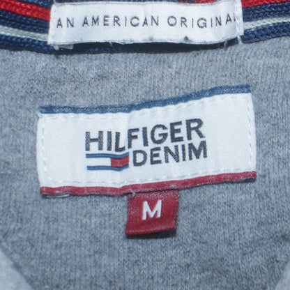 Hilfiger Denim Men's Grey Medium Crew Neck Graphic Sweatshirt
