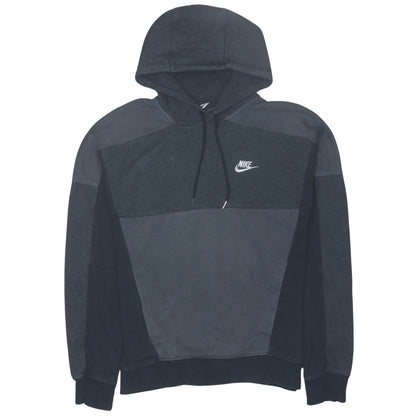 Nike Men's Grey Pullover Hoodie Small Fleece Logo Sportswear