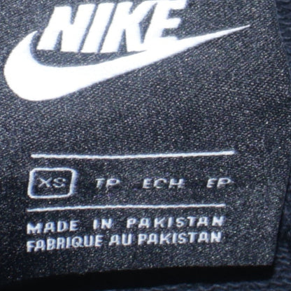 Nike Men's Black XS Pullover Hoodie with Logo and Kangaroo Pocket