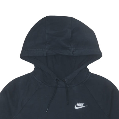Nike Men's Black XS Pullover Hoodie with Logo and Kangaroo Pocket