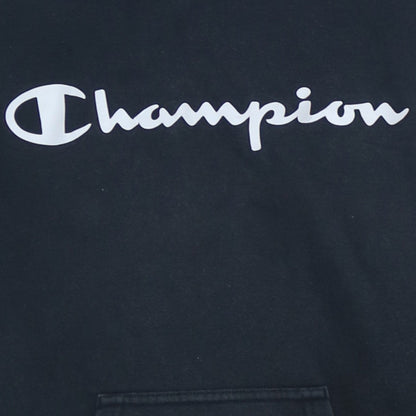 Champion Womens Black XS Pullover Logo Hoodie