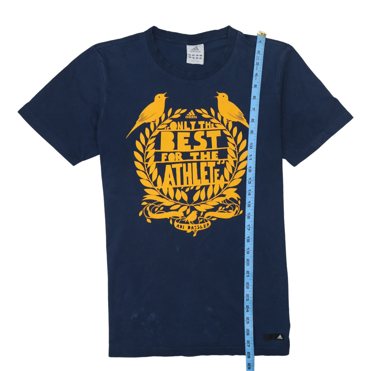 Adidas Men's Blue Graphic Sports T-Shirt Size L