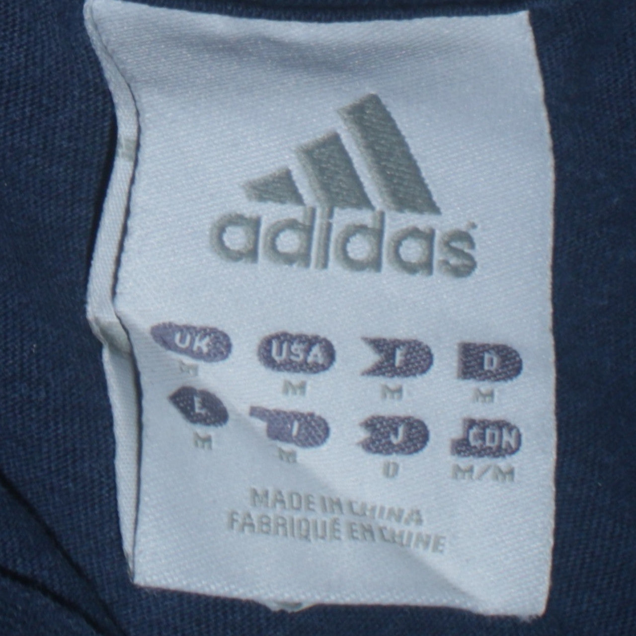 Adidas Men's Blue Graphic Sports T-Shirt Size L