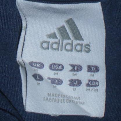 Adidas Men's Blue Graphic Sports T-Shirt Size L