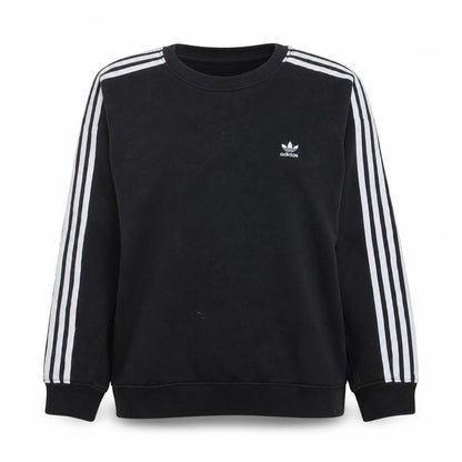 Adidas Womens Black Size 16 Crew Neck Pullover Sweatshirt