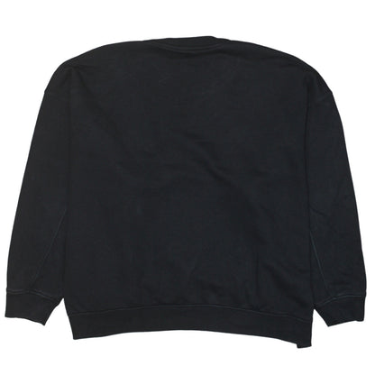 Adidas Womens Black Size 16 Crew Neck Pullover Sweatshirt