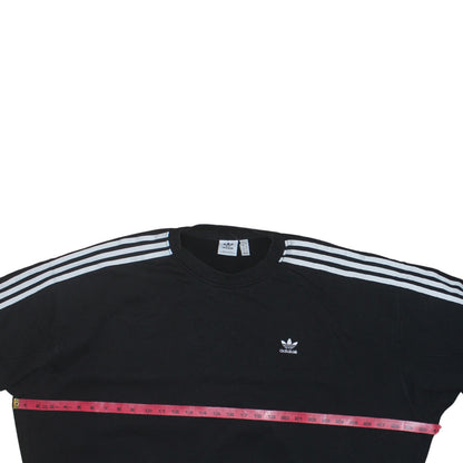 Adidas Womens Black Size 16 Crew Neck Pullover Sweatshirt