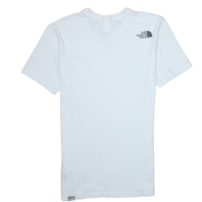 The North Face Men's White Cotton Crew Neck XS T-Shirt