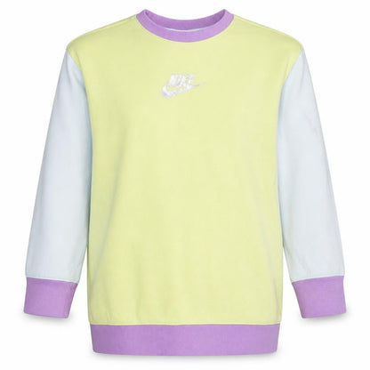 Nike Girls Multicoloured Logo Sweatshirt Size 146cm Pullover Crew Neck