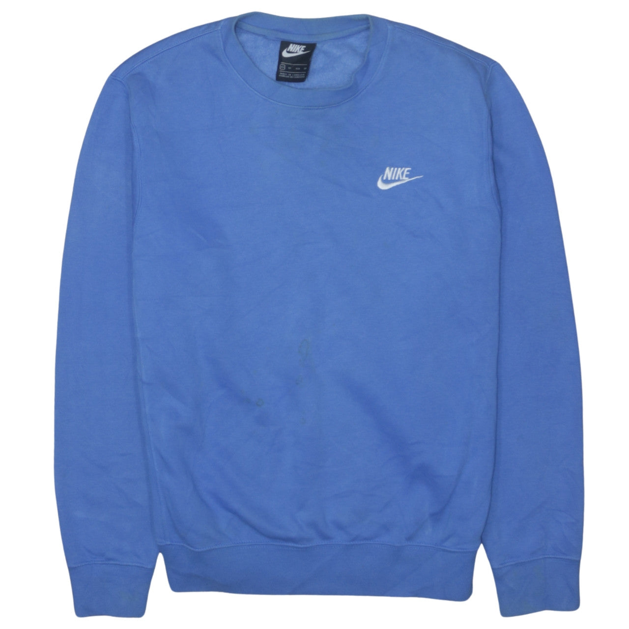 Nike Men's Blue Crew Neck Pullover Sweatshirt XS Sportswear