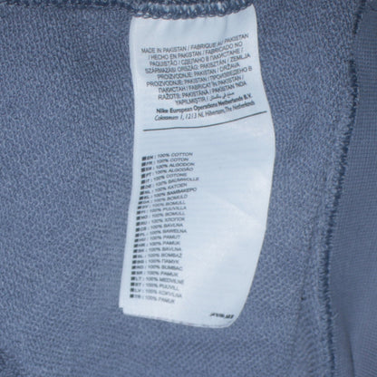 Nike Men's Grey Logo Crew Neck Pullover Sweatshirt Size L