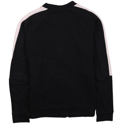 Puma Womens Black Full Zip Sweatshirt Size 14 Logo Sportswear