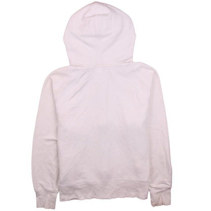 Champion Womens White Full Zip Hoodie XL Cotton Blend