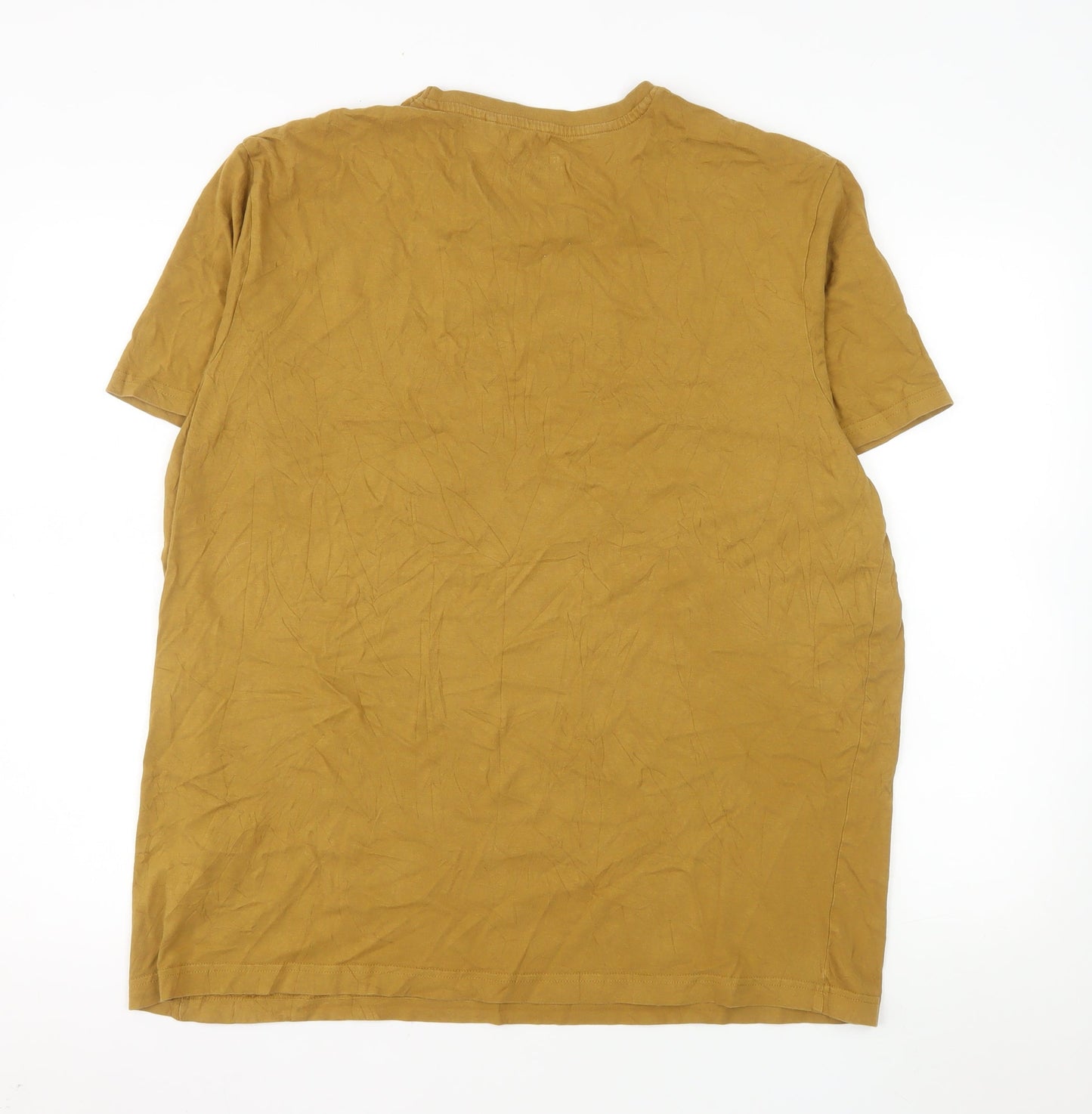 Mountain Warehouse Men's Brown XL Graphic T-Shirt Organic Cotton Outdoor Style