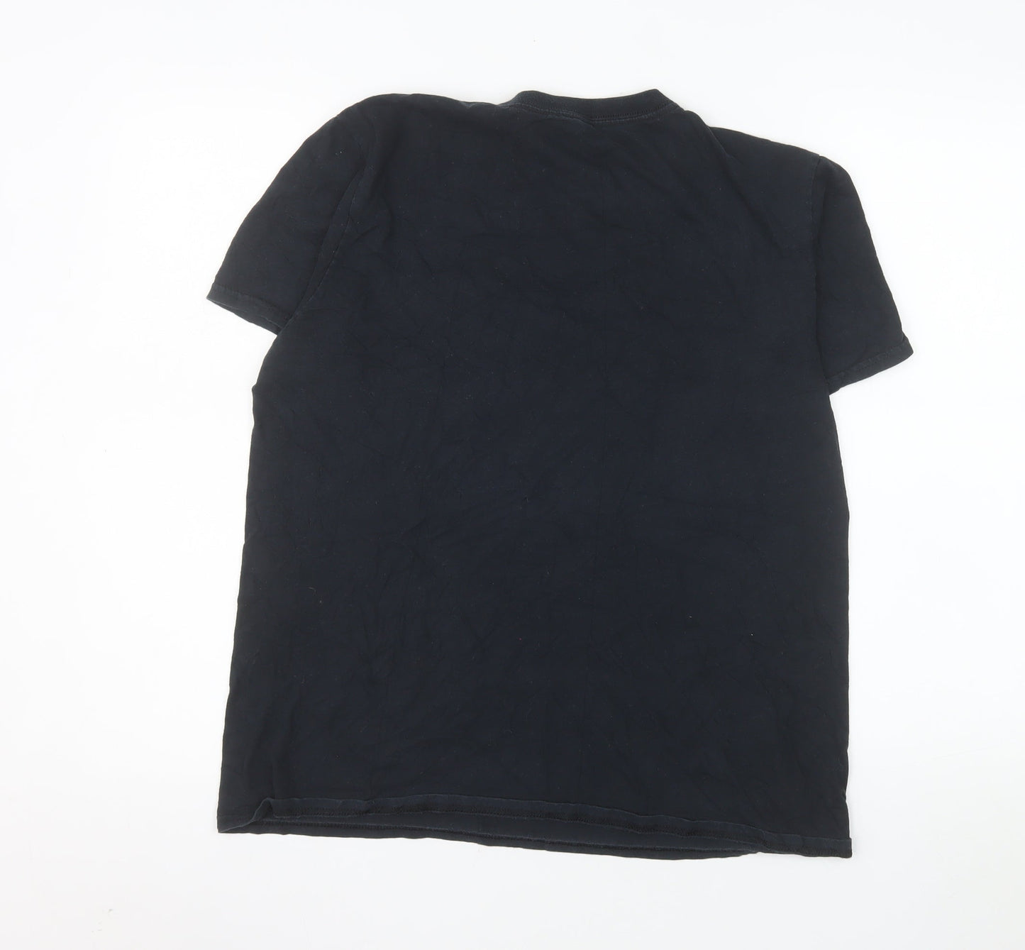 Anvil Men's Black Alcatraz Swim Team 1934 Graphic T-Shirt Size M