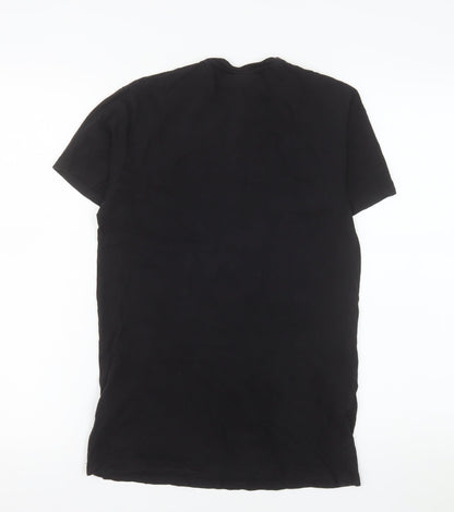 The Walking Dead Men's Black Graphic T-Shirt XS Short Sleeve