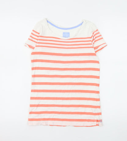 Joules Women’s Multicoloured Striped Cotton T-Shirt Size 6