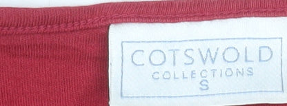 Cotswold Collections Women’s Red 3/4 Sleeve Cotton T-Shirt S