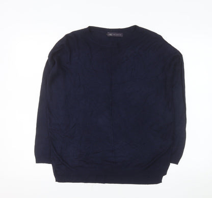 Marks and Spencer Women’s Blue Knit Pullover Jumper Size M