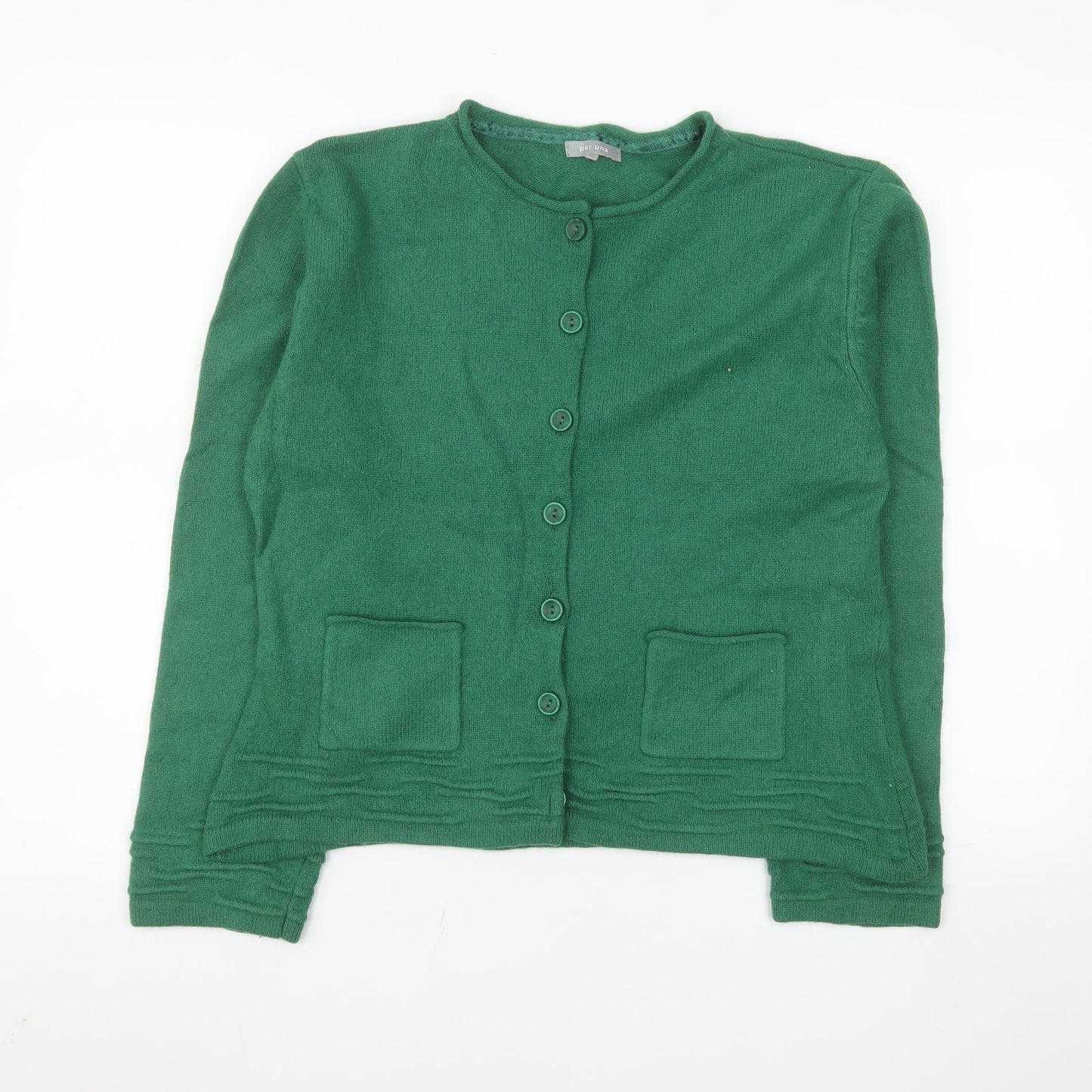 Marks and Spencer Women’s Green Wool Angora Cardigan Size 18